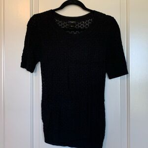 Women’s short sleeve sweater - Size L - Black